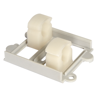 APAC1 Back Plate and 2 x 15mm Pipe Clips