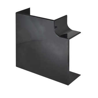 MCT100 Flat Angle (Moulded Clip on) - Black 
